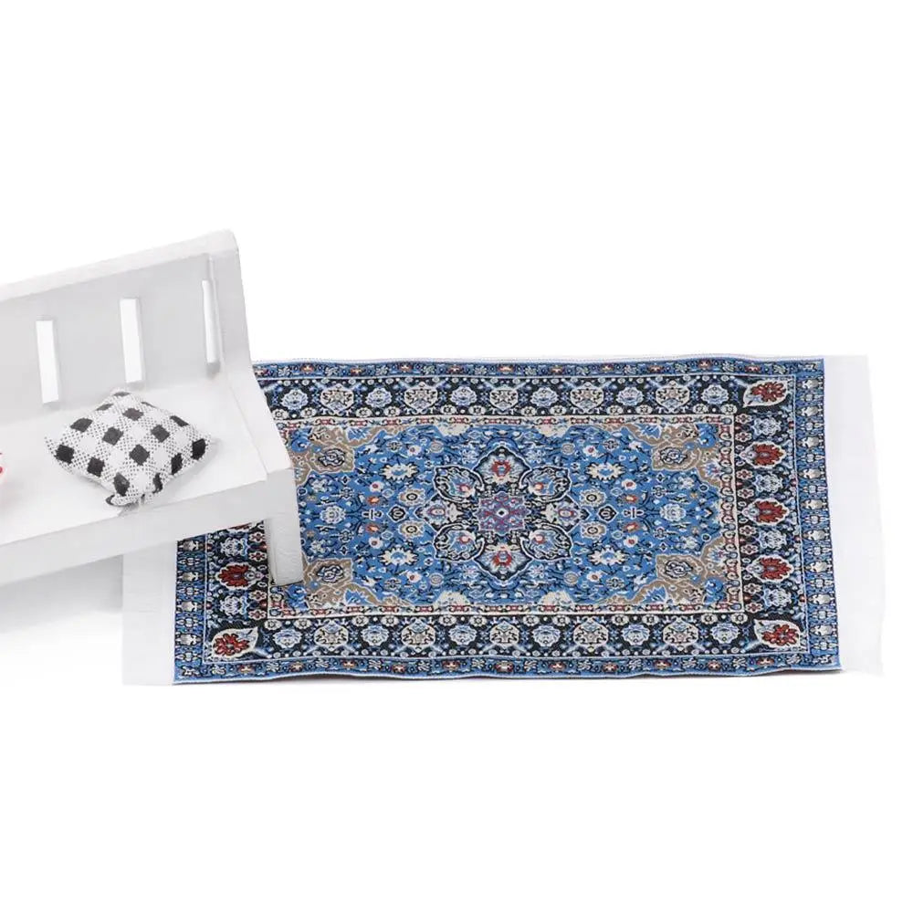 Turkish Style Rug for Dollhouse Decor