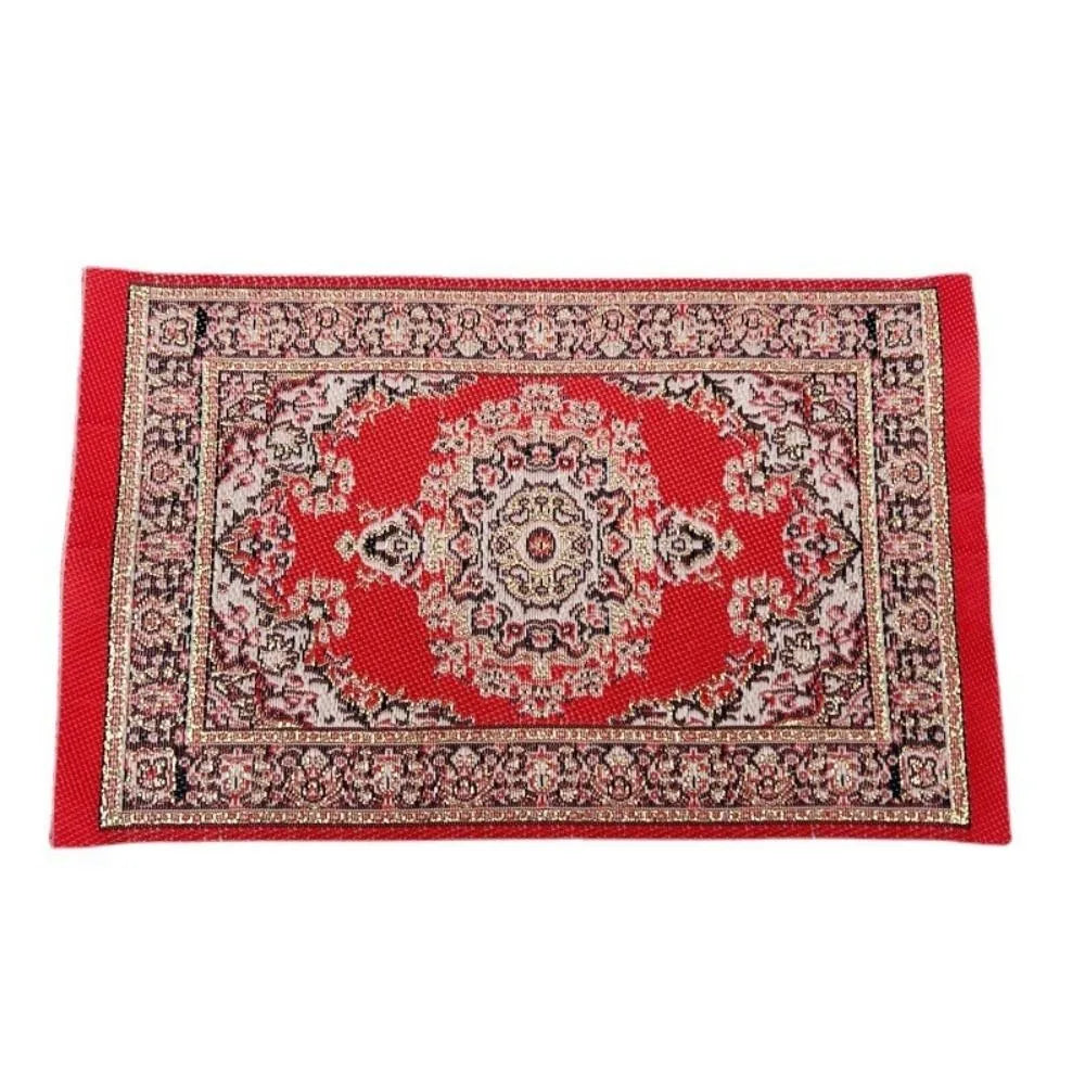 Turkish Style Rug for Dollhouse Decor