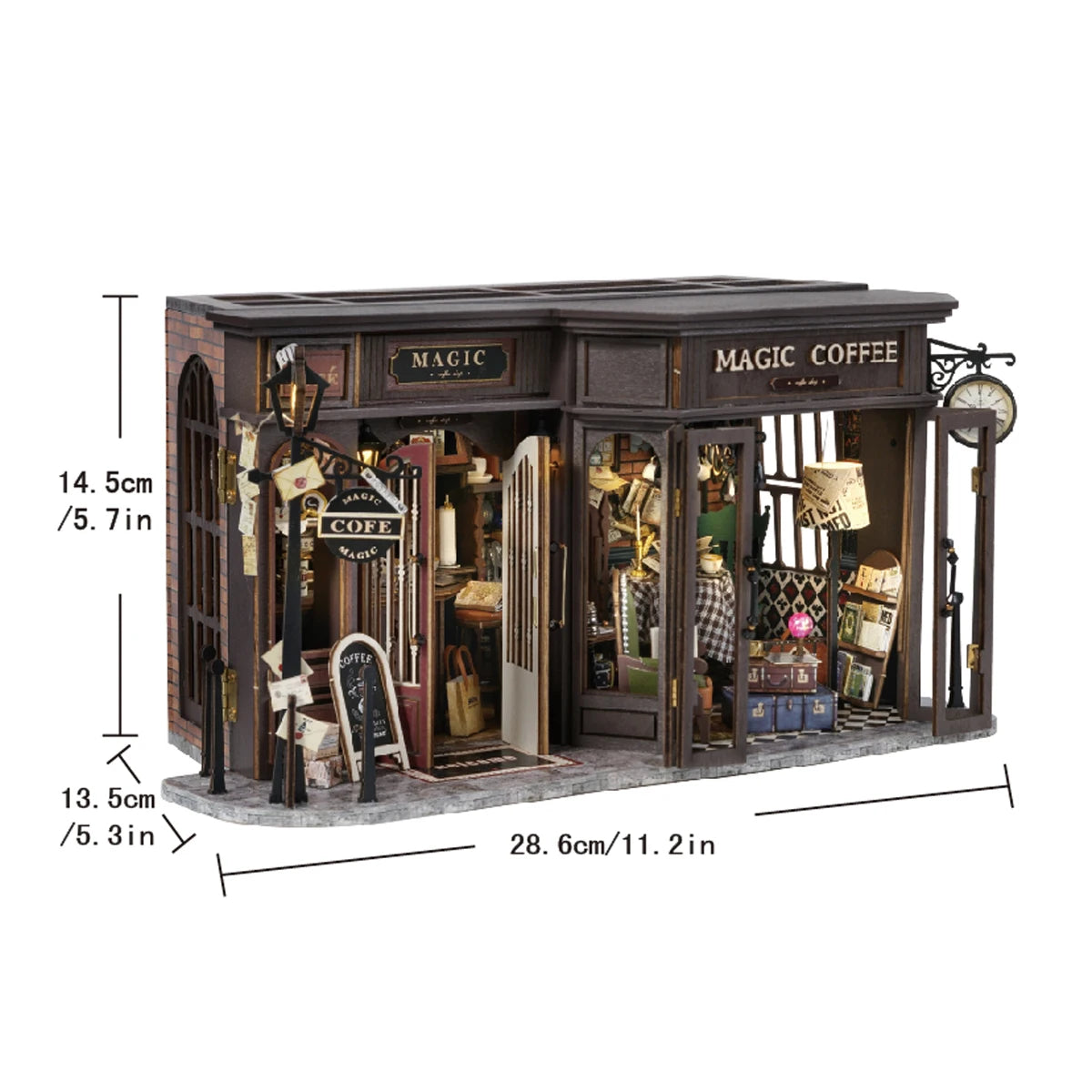 Vintage Magic Coffee Shop DIY Miniature House Kite