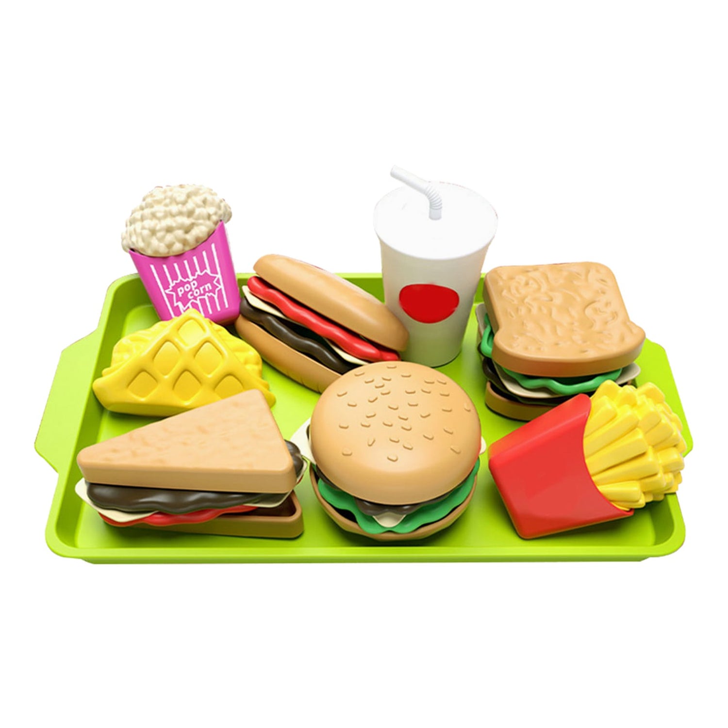 Play Food Toy Set - detachable fast food toys