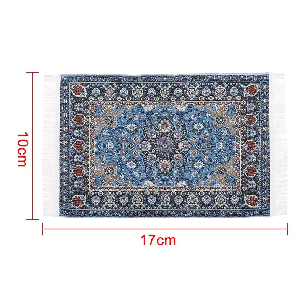 Turkish Style Rug for Dollhouse Decor