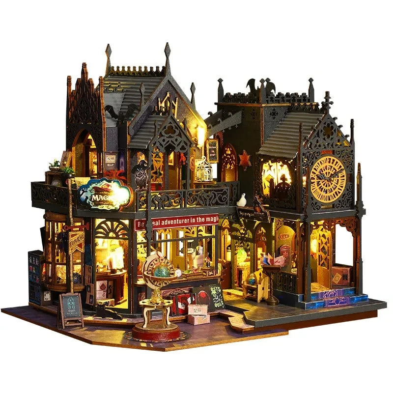 Holo Magic City Haunted House - DIY Big Doll House