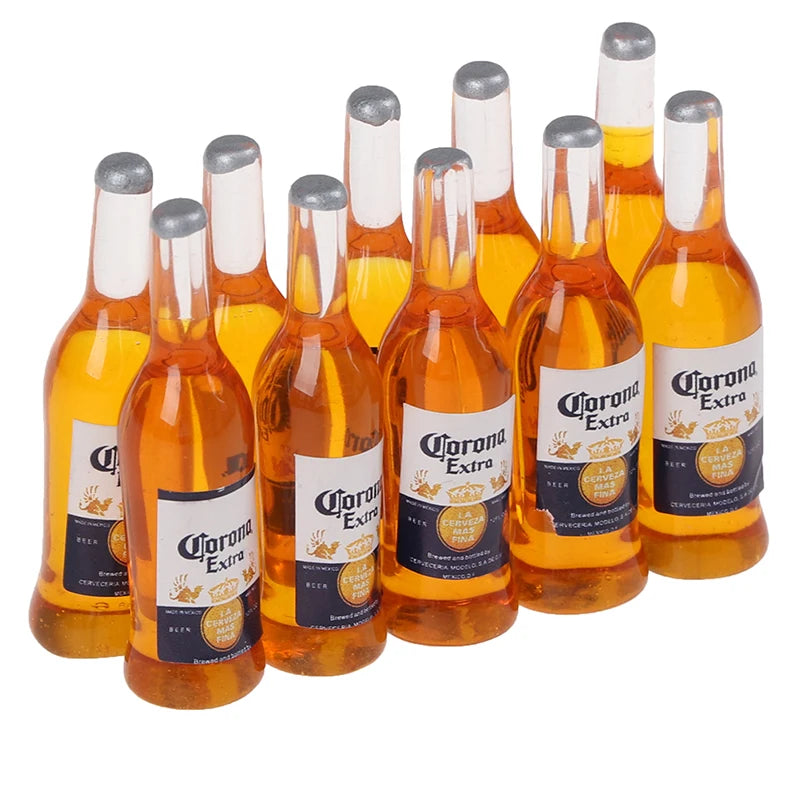 Mini Simulation Wine Bottle Model - 10Pcs