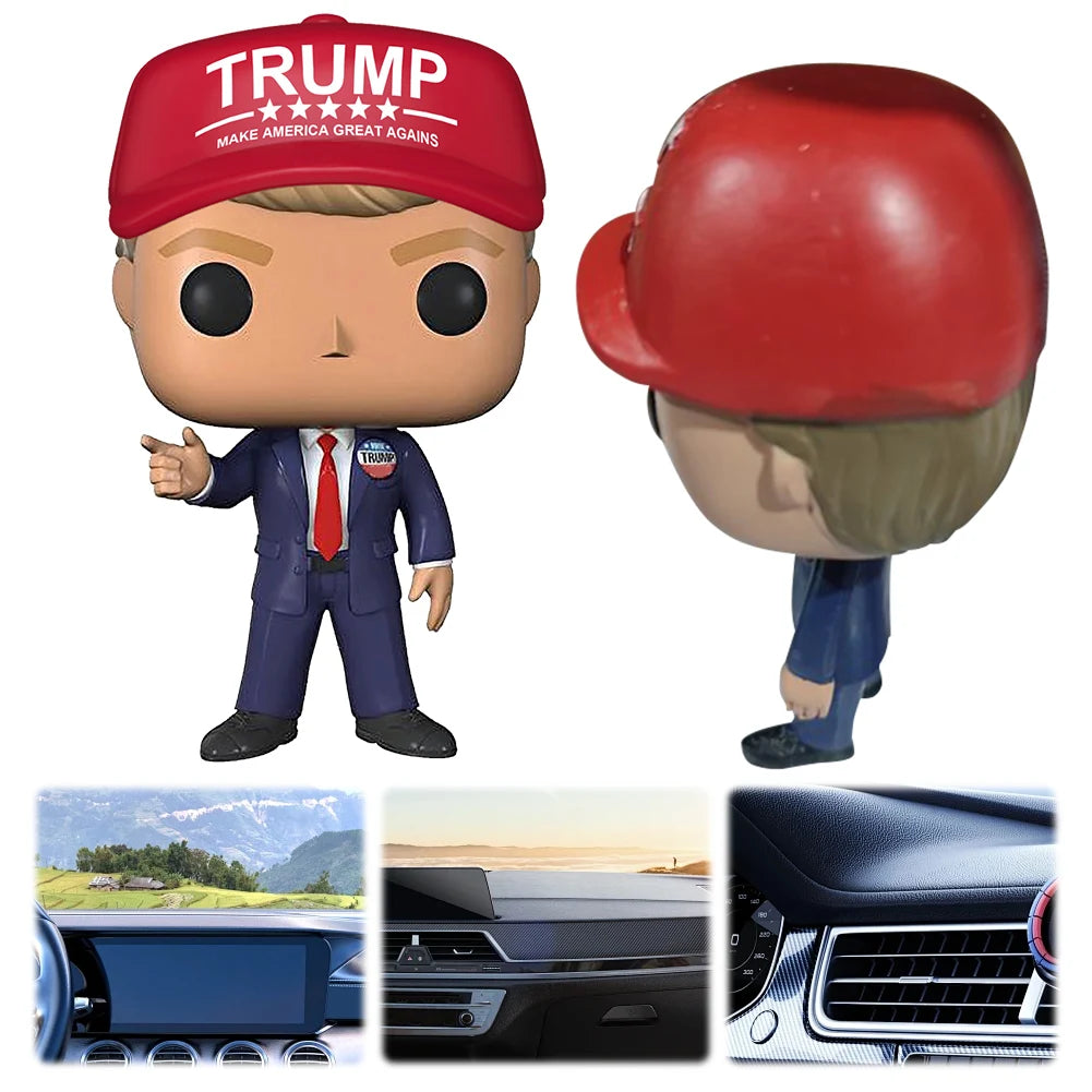 Mini Trump Statue Decor – Make America Great Again