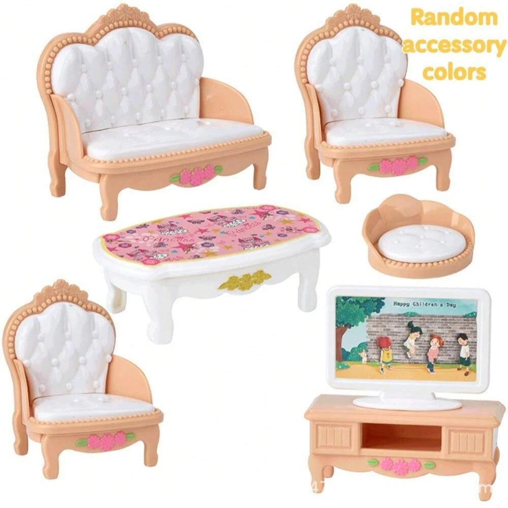 Elegant Victorian Style Sofa, Chairs & Accessories