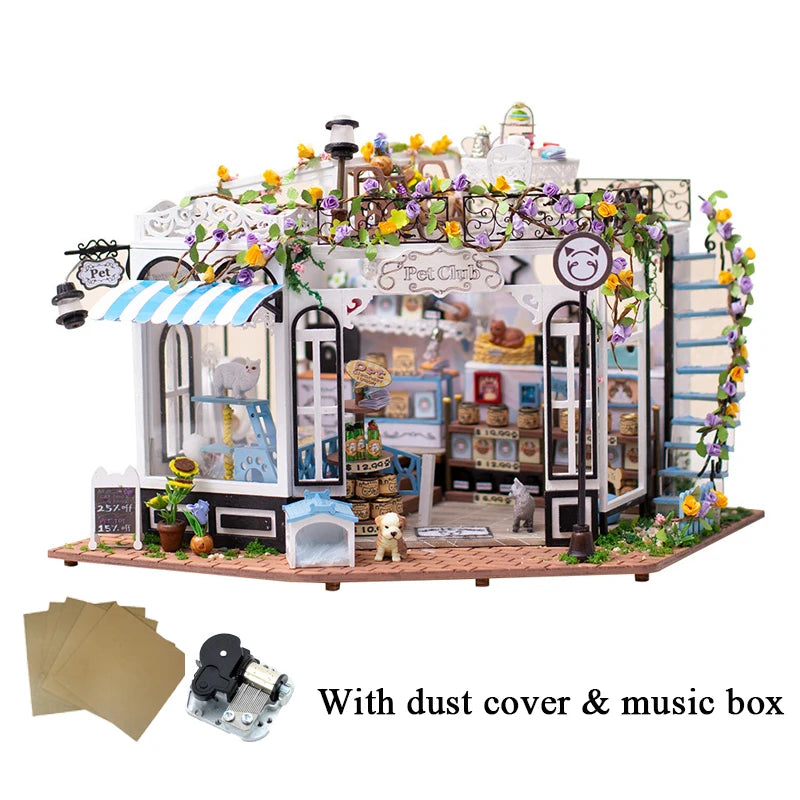 Pet Club Casa Coffee Shop Doll Houses