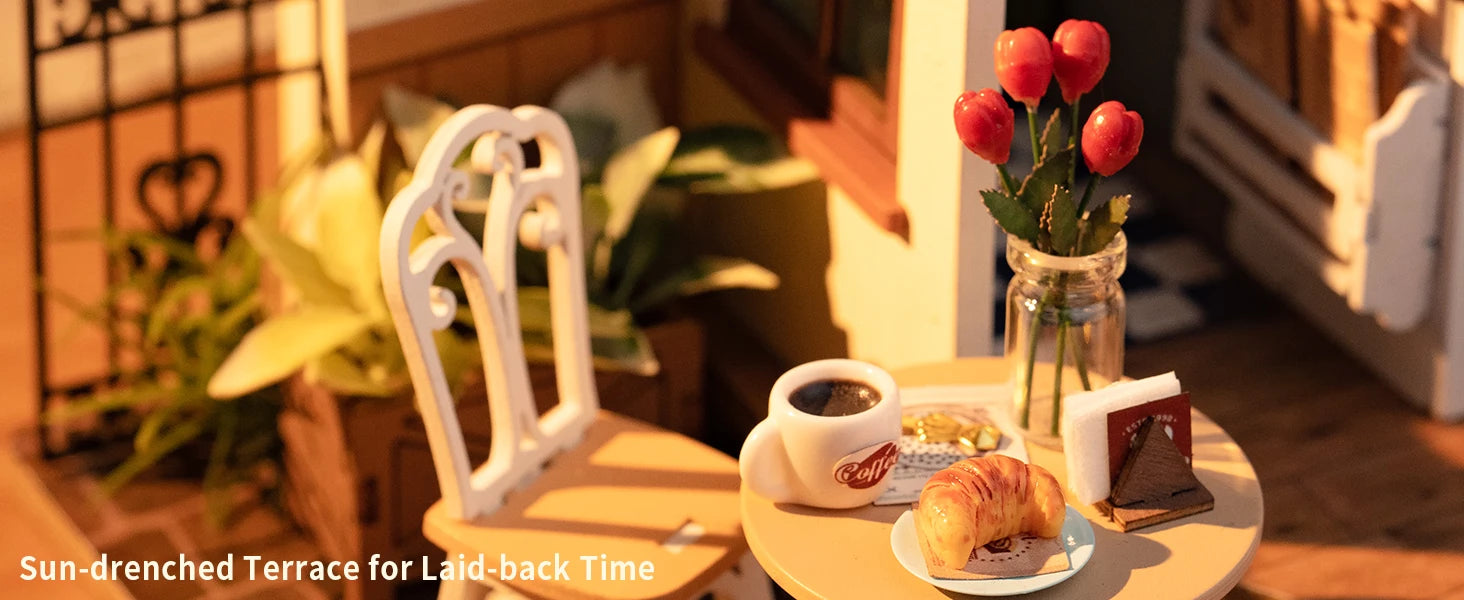 Miniature Cozy Coffee Café