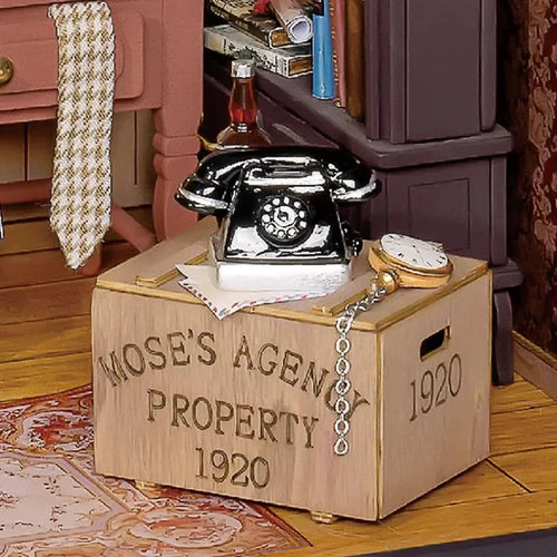 Mose’s Detective Agency- Mystery Unraveled: The Detective’s Office Miniature