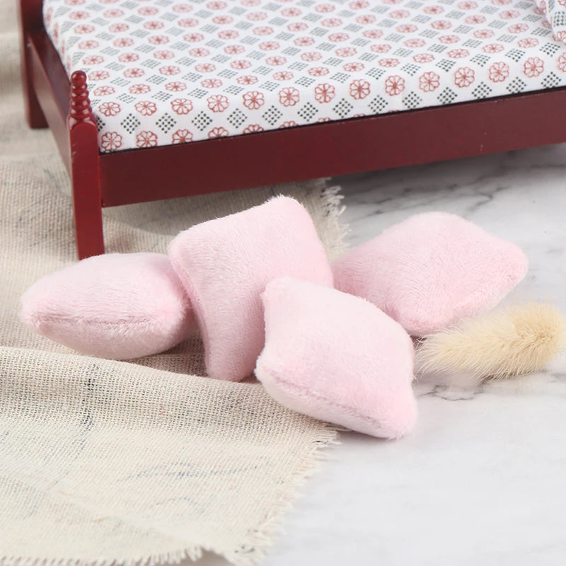 Mini Pillow Cushions For Sofa Couch - 4Pcs