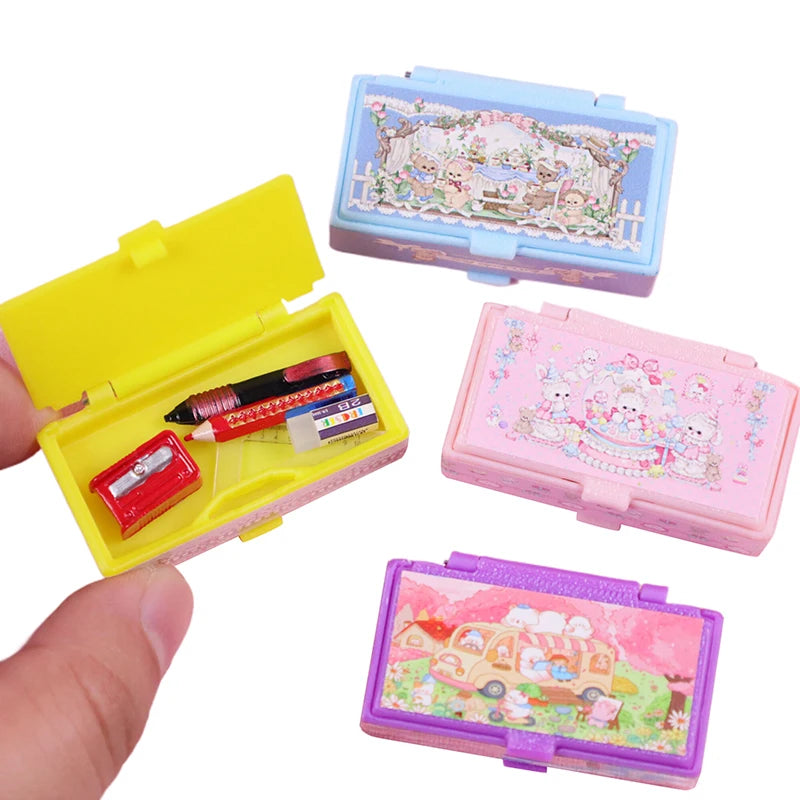 Mini Dollhouse Pencil Case – Adorable Stationery Organizer