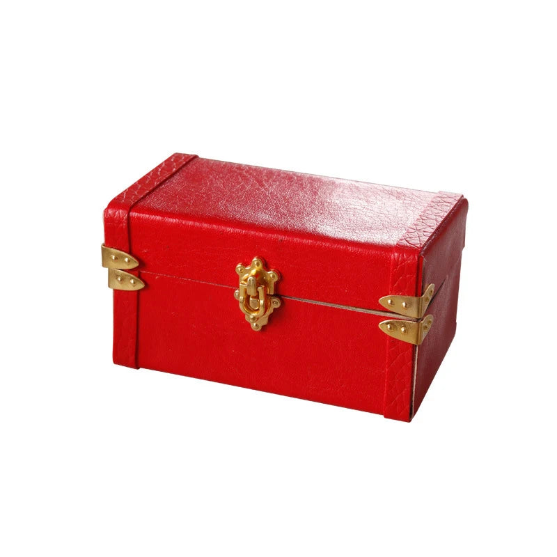 Suitcase Vintage Leather Luggage Box