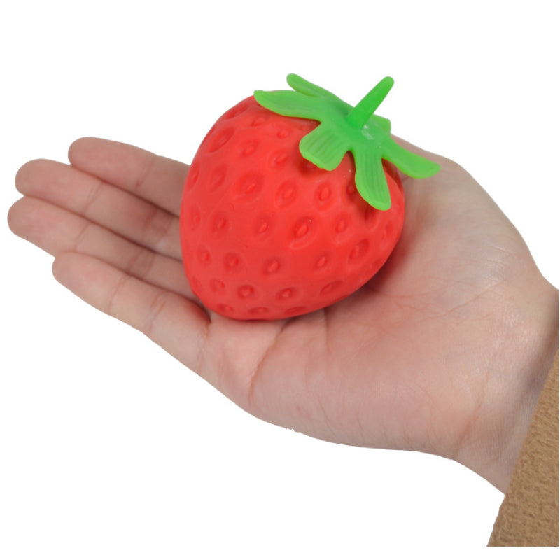 Strawberry Squishy Toy -  Squeeze Toy 🍓