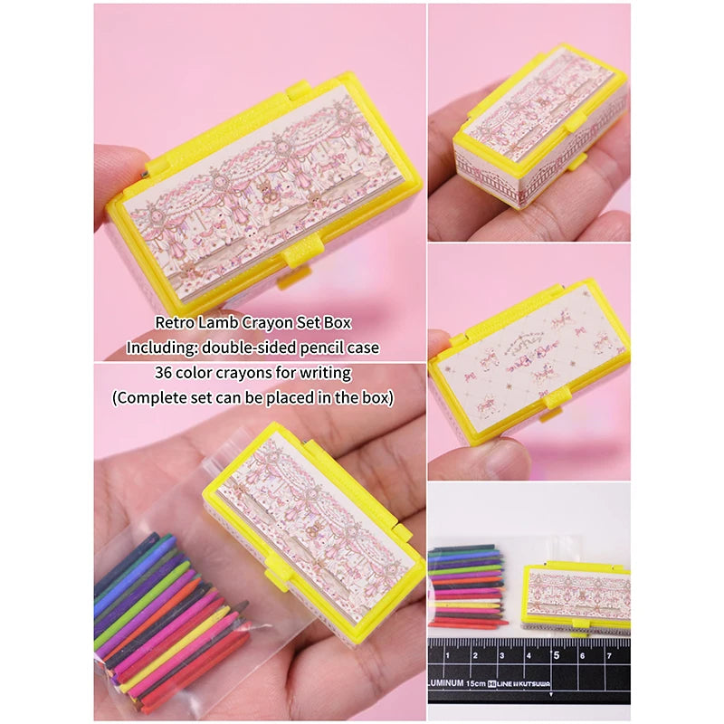 Mini Dollhouse Pencil Case – Adorable Stationery Organizer