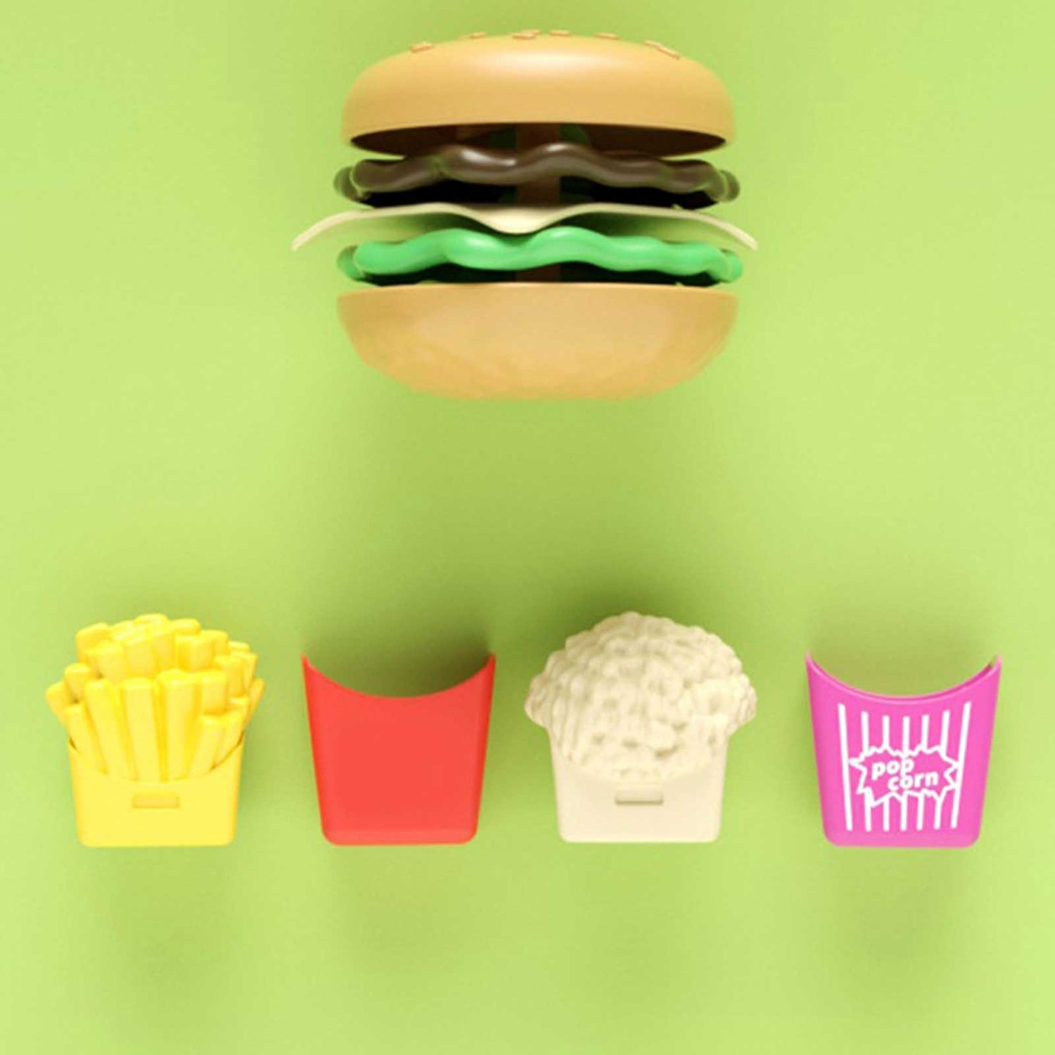 Play Food Toy Set - detachable fast food toys