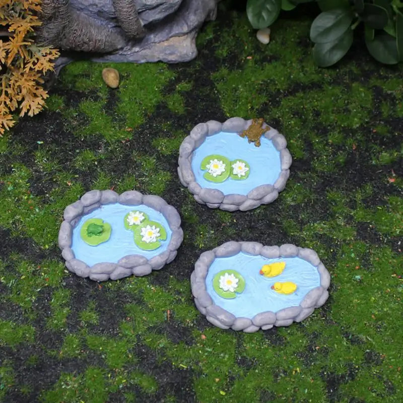 Miniature Garden Decor Ornaments – DIY Pool Models