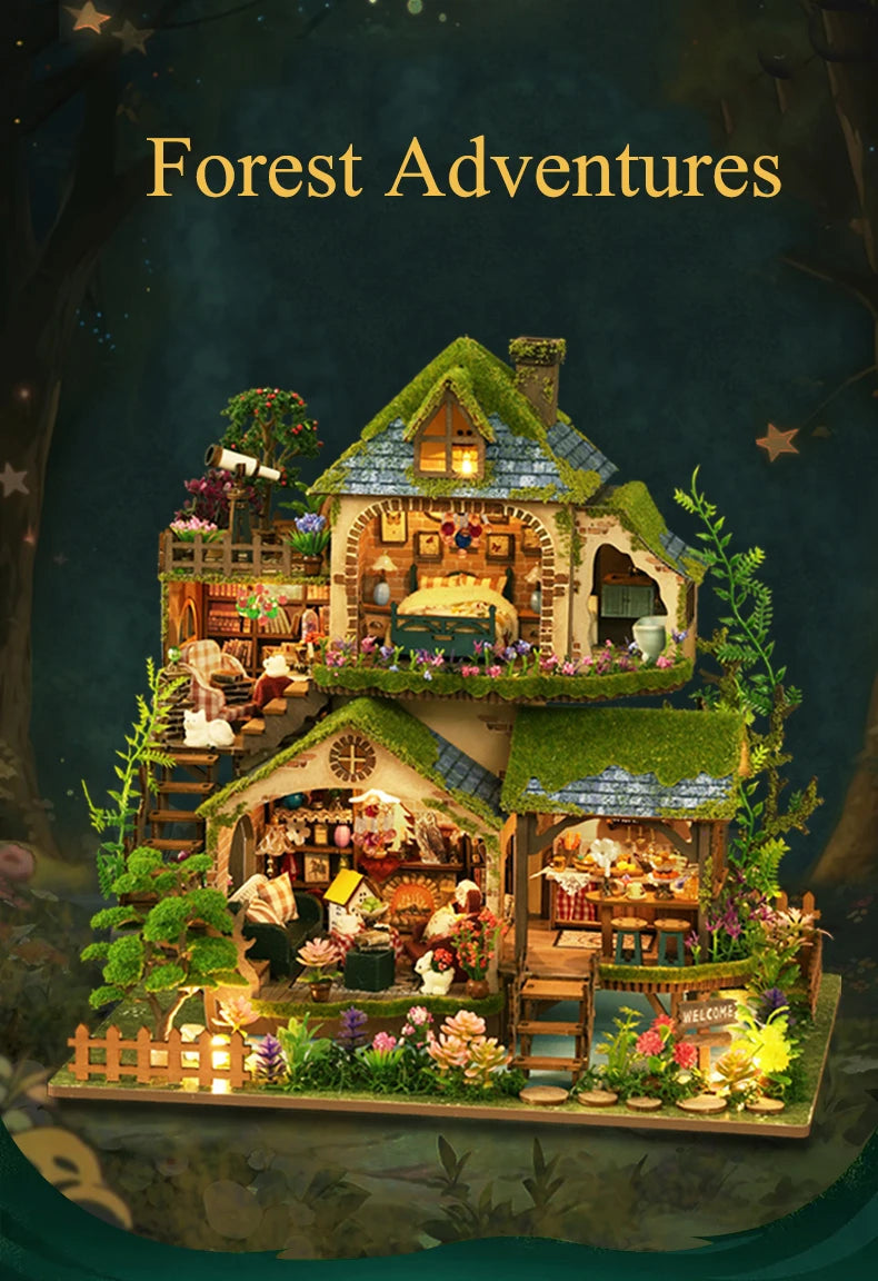 DIY Forest Adventures - Doll Houses - 3D Puzzle