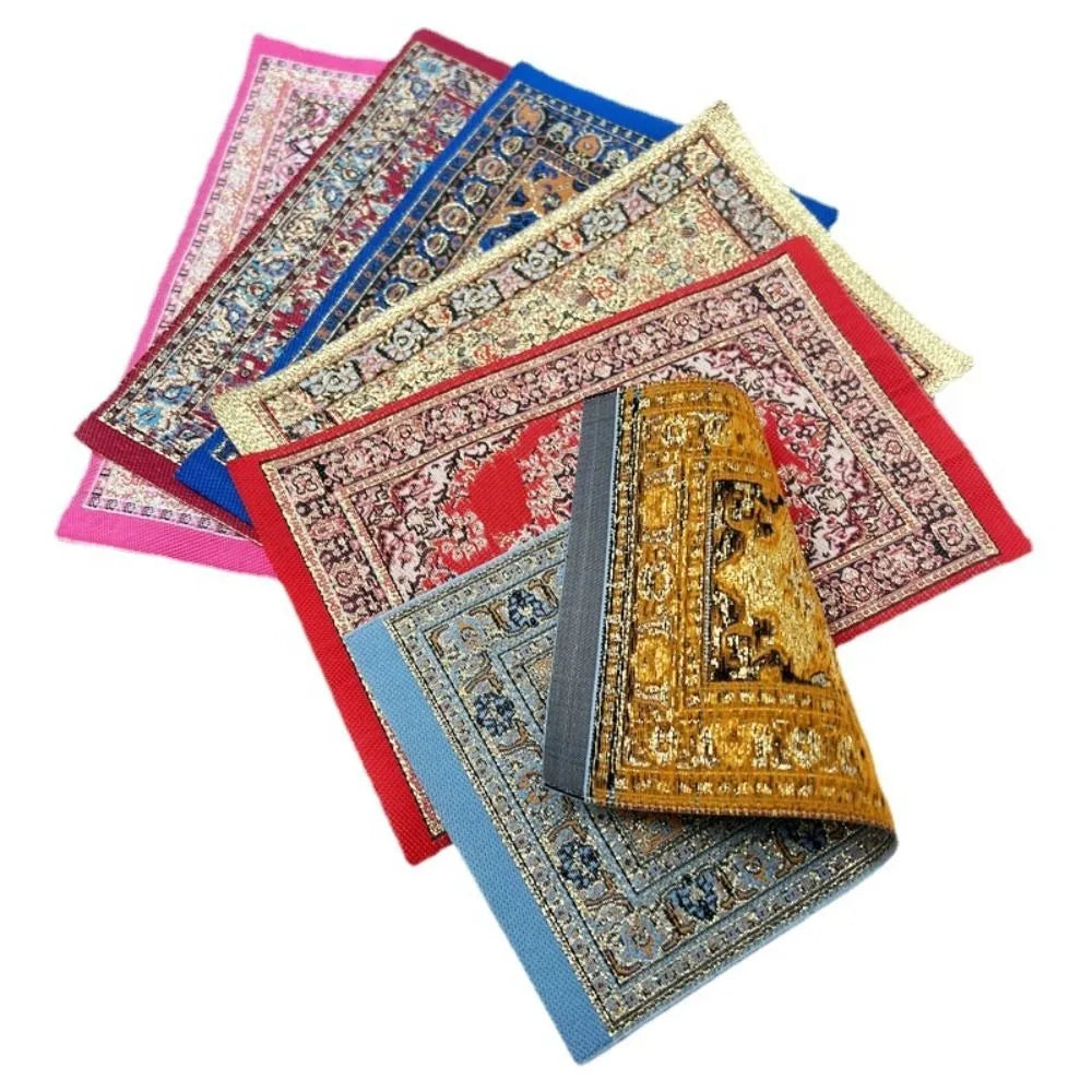 Turkish Style Rug for Dollhouse Decor