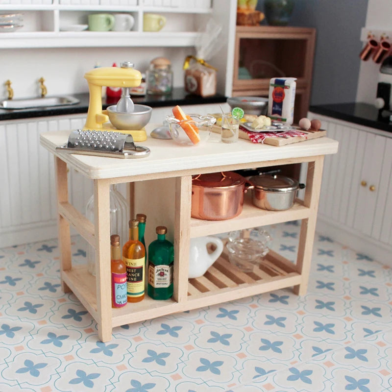 Writing Desk & Wooden Storage Table