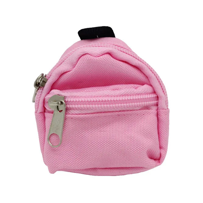 Miniature Doll Backpack – Realistic Canvas Bag