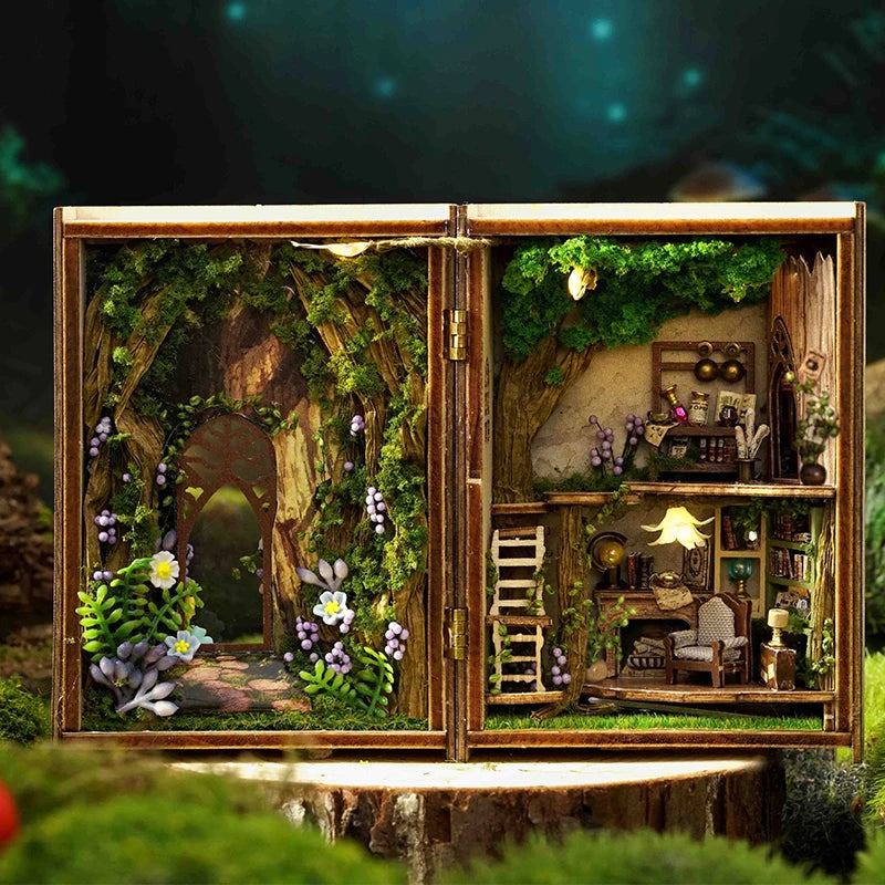 Forest Wooden Wonderland Book Nook