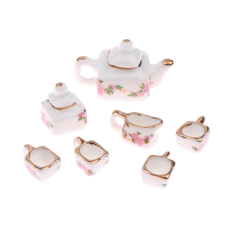 Mini Ceramic Kungfu Tea Set Kettle Cup Tableware