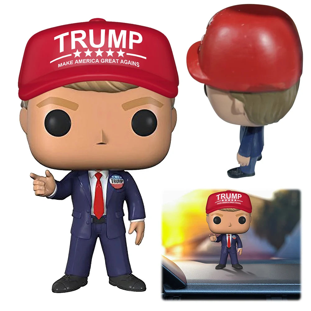 Mini Trump Statue Decor – Make America Great Again