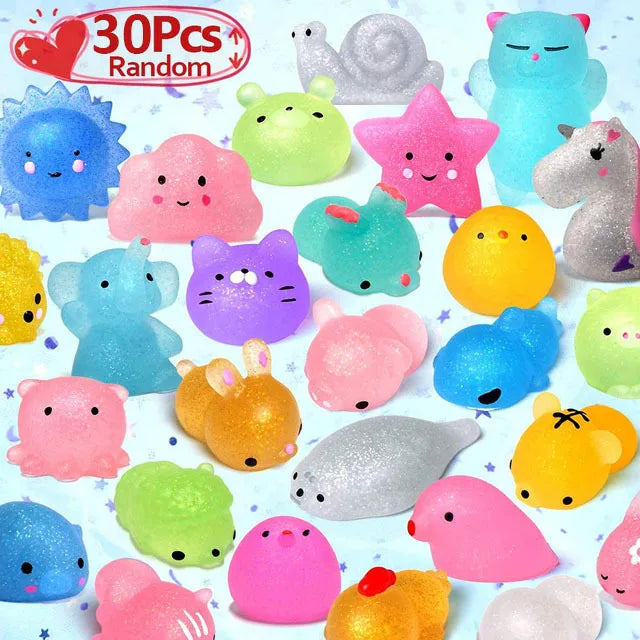 Sensory Mochi Squishy Animal Toys - Kawaii Stress Relief 🐼🐰🐣