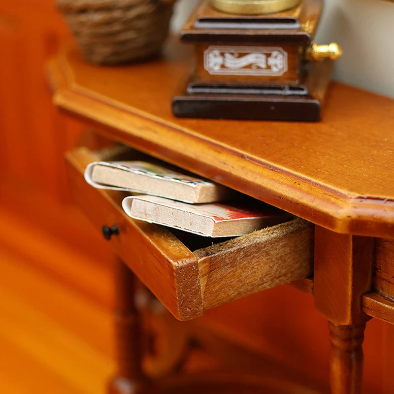 Wooden Half-side Table