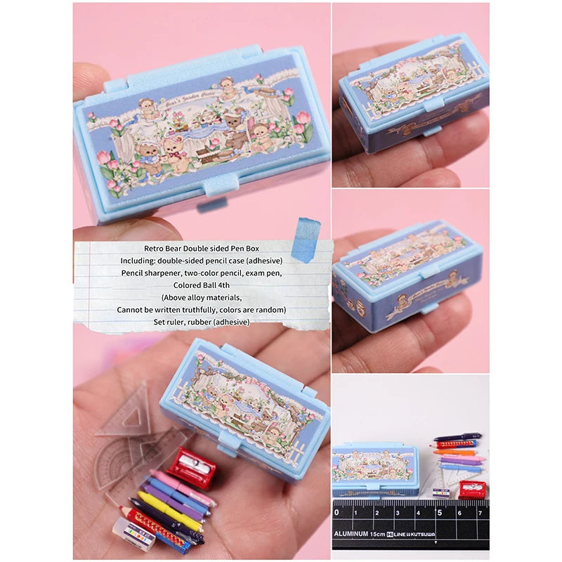 Mini Dollhouse Pencil Case – Adorable Stationery Organizer