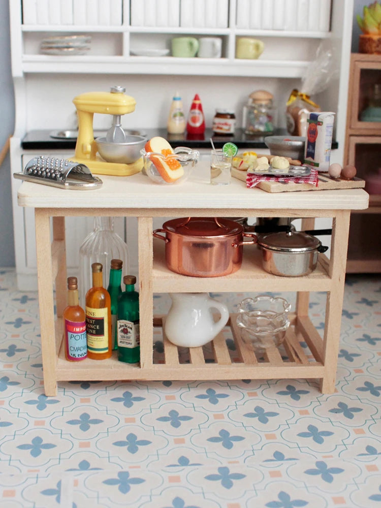 Writing Desk & Wooden Storage Table