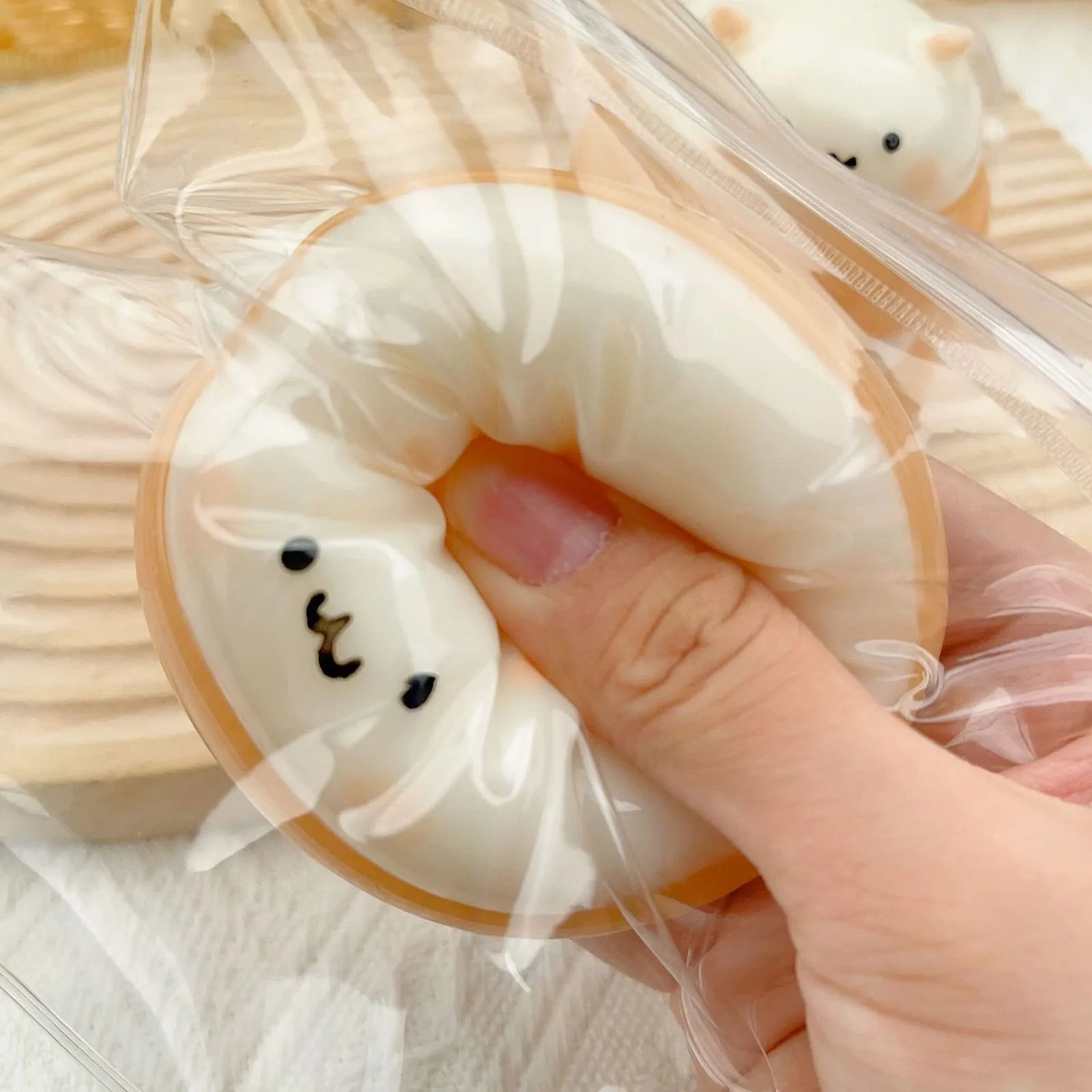 Cute Pancake Squishy Toy – Stress Relief Fidget 🥞✨