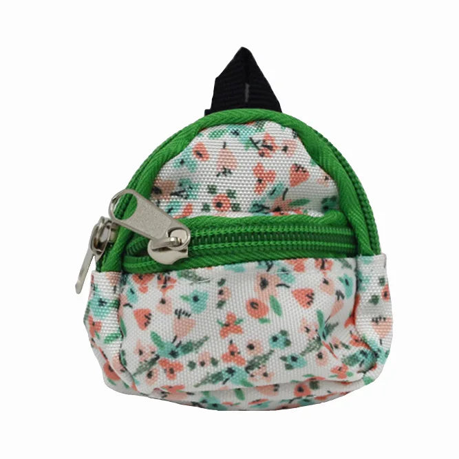 Miniature Doll Backpack – Realistic Canvas Bag