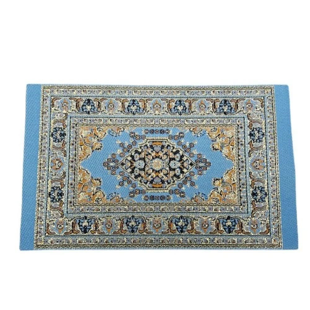 Turkish Style Rug for Dollhouse Decor