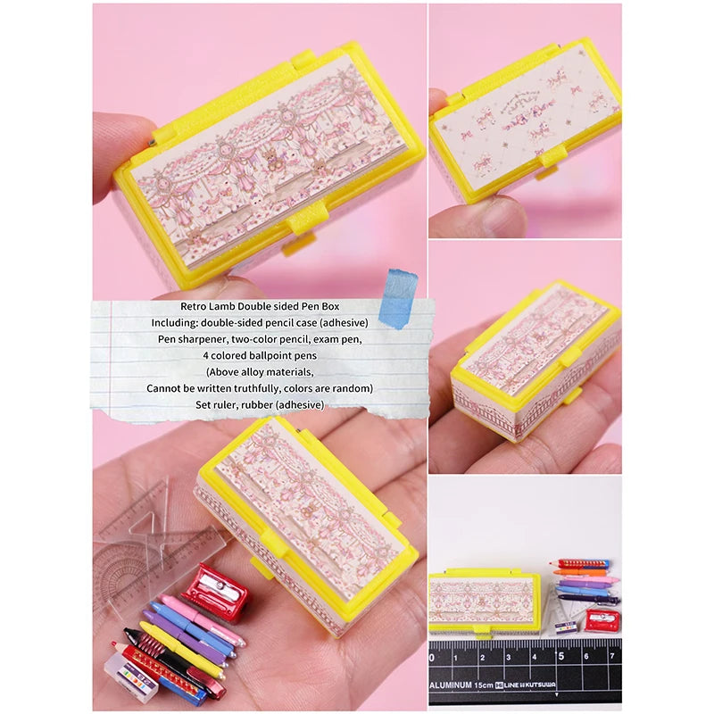 Mini Dollhouse Pencil Case – Adorable Stationery Organizer