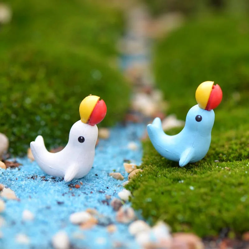 Tiny Flamingo Animal Figurine - Fairy Garden