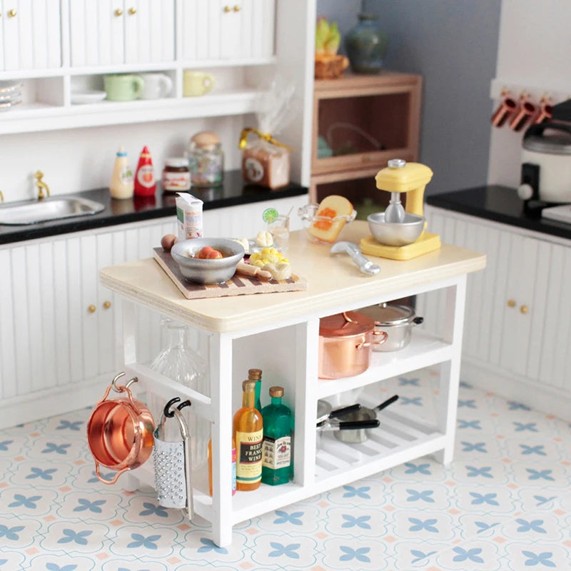 Writing Desk & Wooden Storage Table