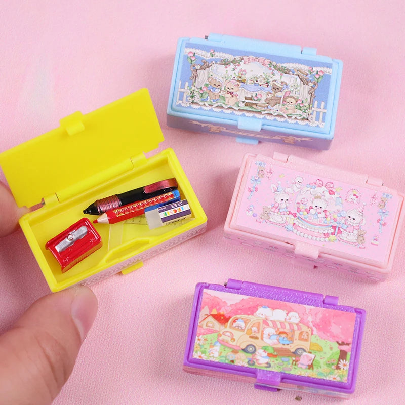 Mini Dollhouse Pencil Case – Adorable Stationery Organizer