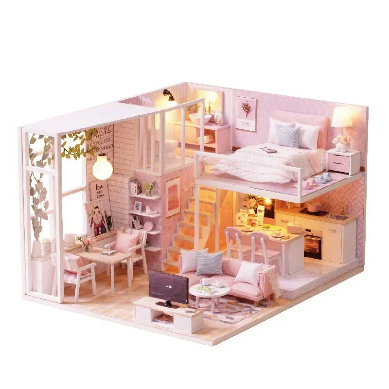 Blush Dream House: A Cozy Miniature Haven