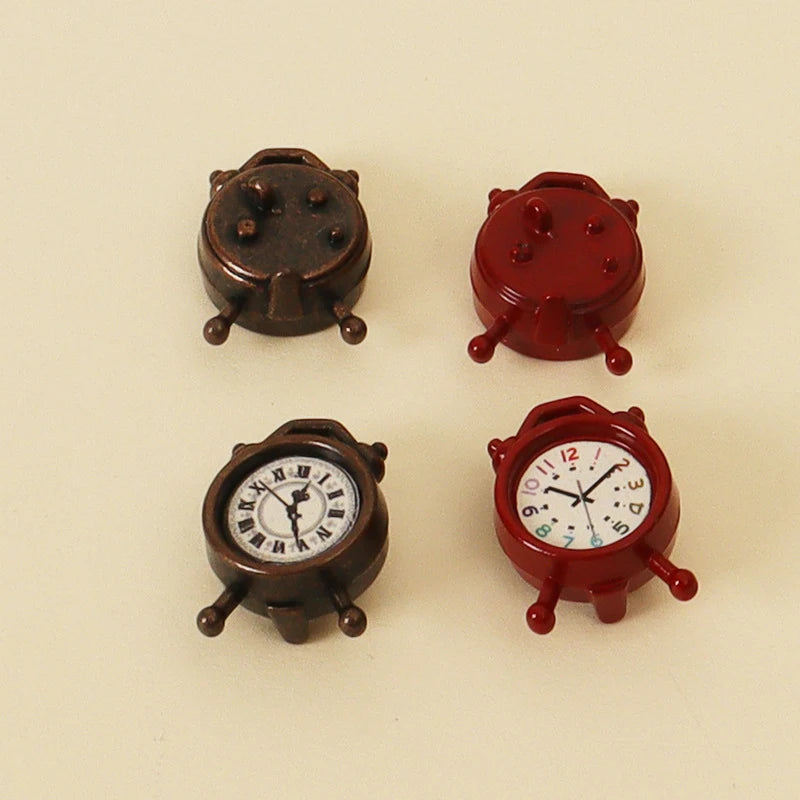 Dollhouse Table Lamp & Alarm Clock Set