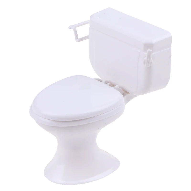 Vintage Bathroom Toilet - Dolls Accessories