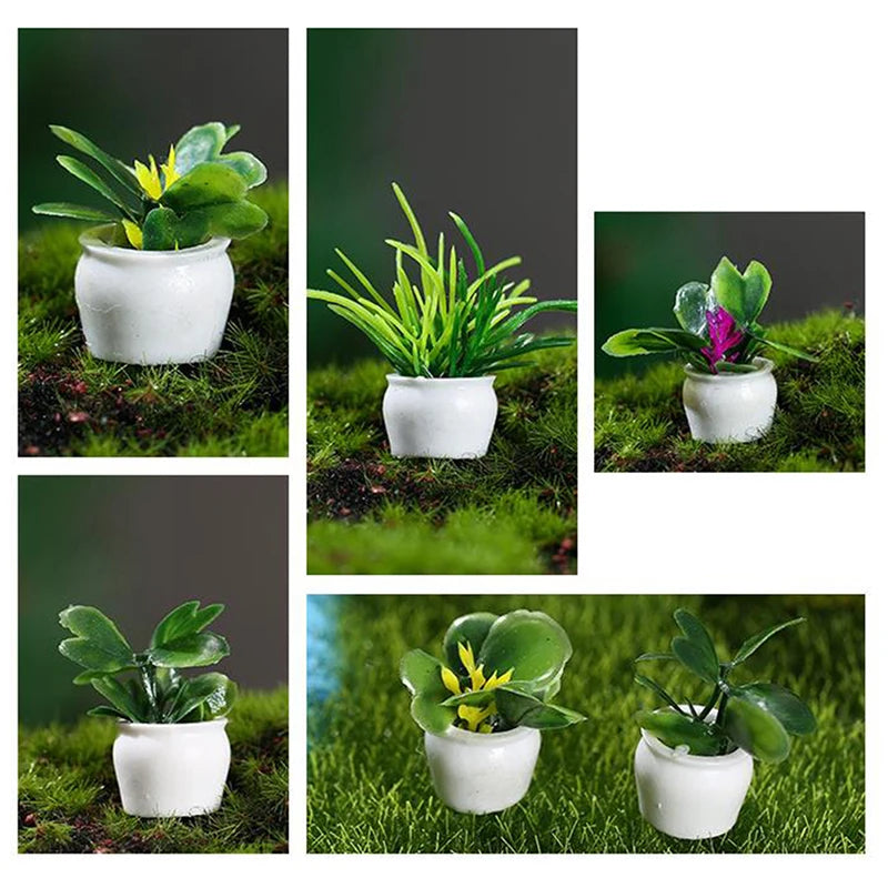 Resin Flower Pots (Set of 4)