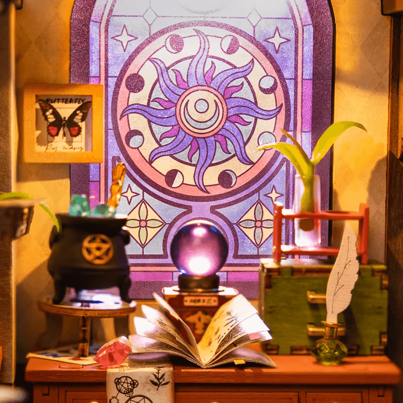 Magic Study Miniature House – DIY Wizard’s Workshop