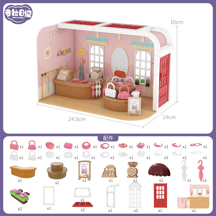 Miniature Dollhouse Playset Kids – 1:12 Scale DIY