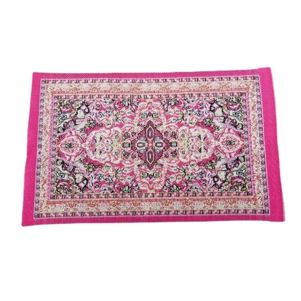 Turkish Style Rug for Dollhouse Decor