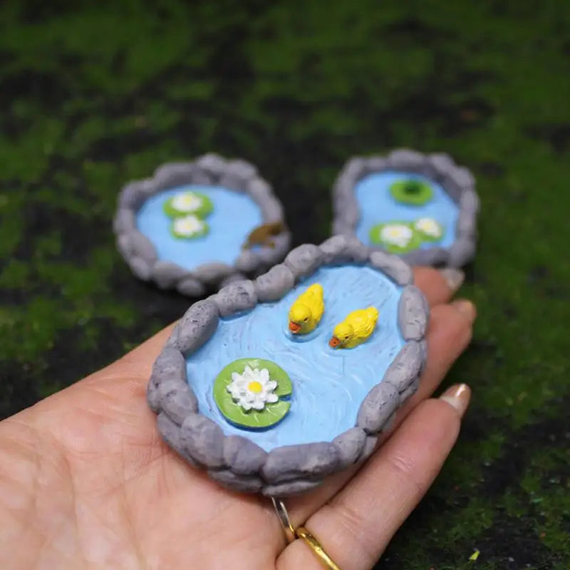 Miniature Garden Decor Ornaments – DIY Pool Models