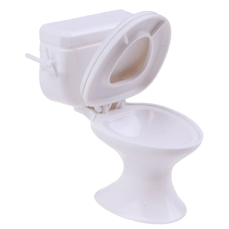 Vintage Bathroom Toilet - Dolls Accessories