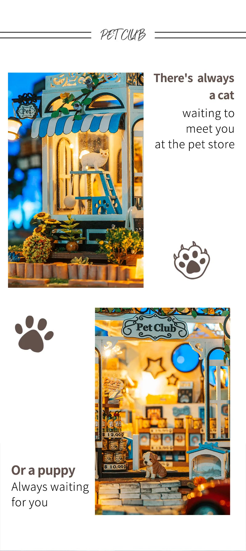 Pet Club Casa Coffee Shop Doll Houses