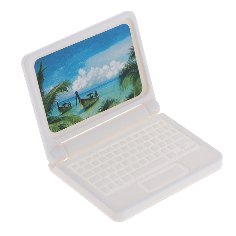 Mini Laptop Model Furniture Accessories - 1Pcs