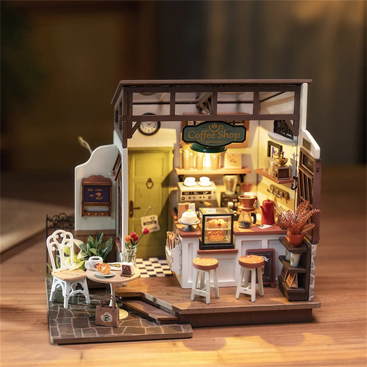 Miniature Cozy Coffee Café