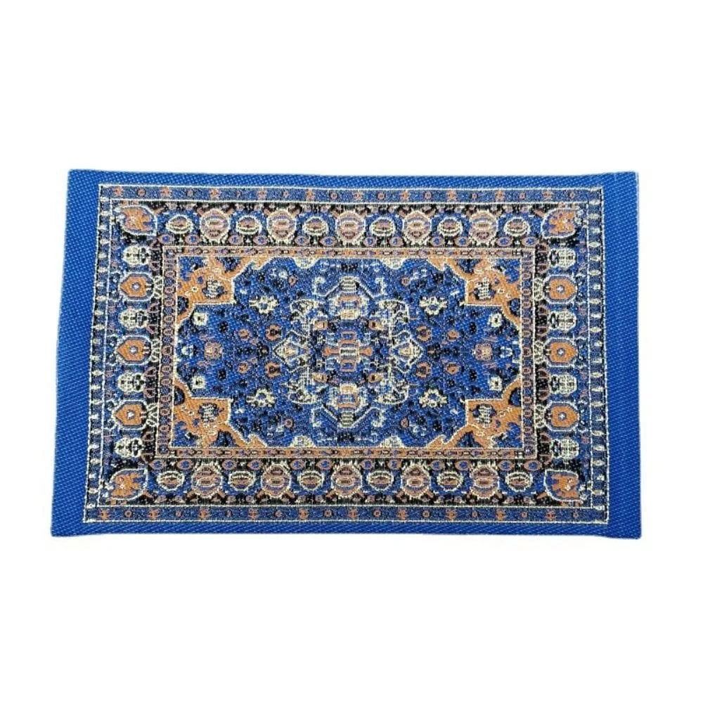 Turkish Style Rug for Dollhouse Decor